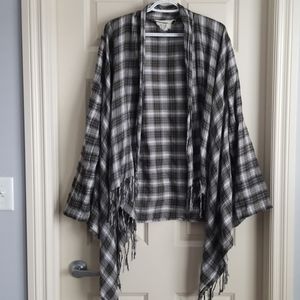 Plaid cardigan